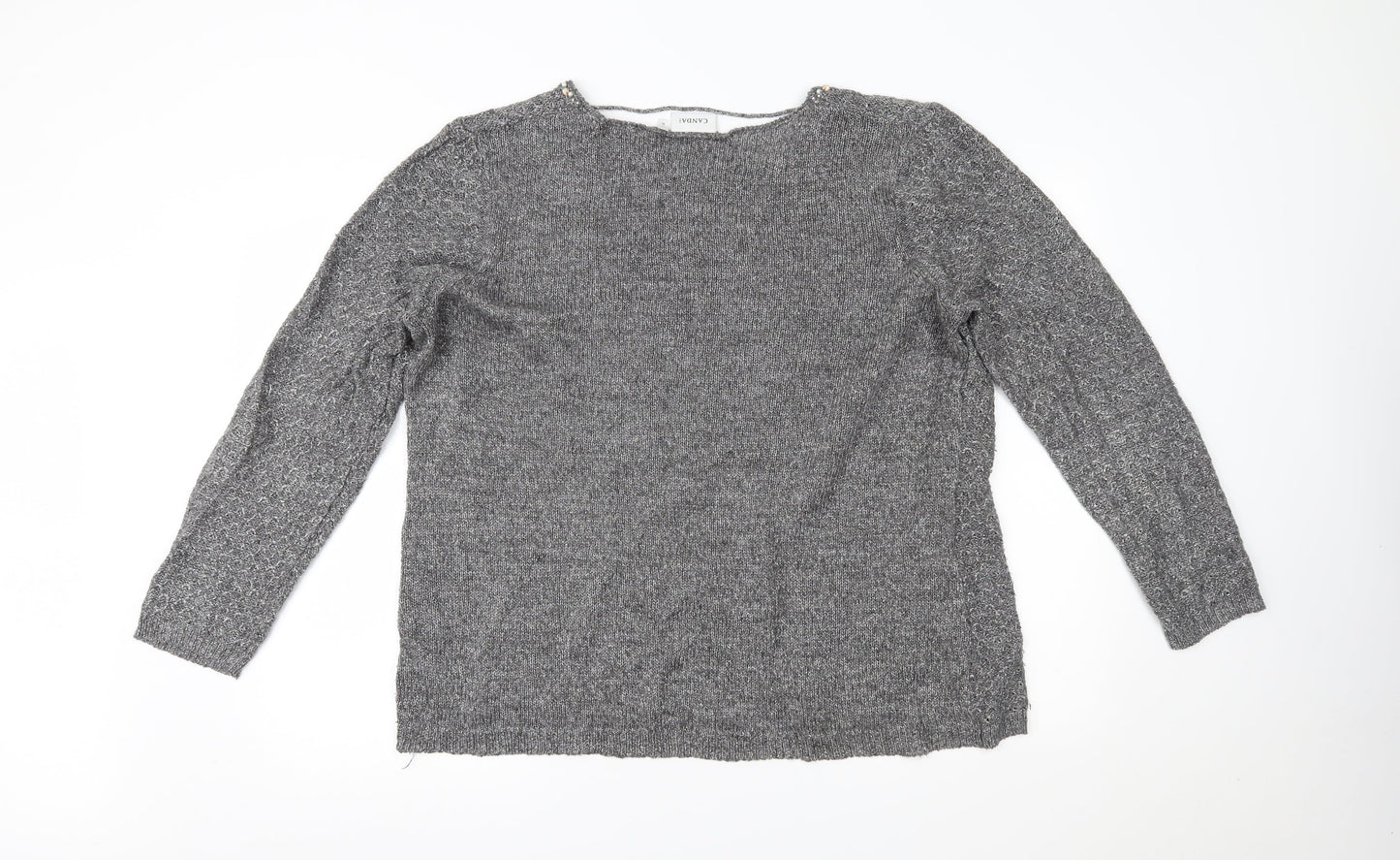 Womens UK Size XL CANDA Grey Pullover Jumper