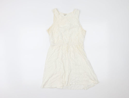 River Island Womens White   Fit & Flare  Size 10