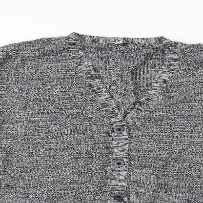 Womens UK Size L Simply Be Grey Cardigan Jumper