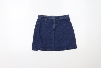 Womens UK Size 25 in Topshop Maxi Denim Skirt