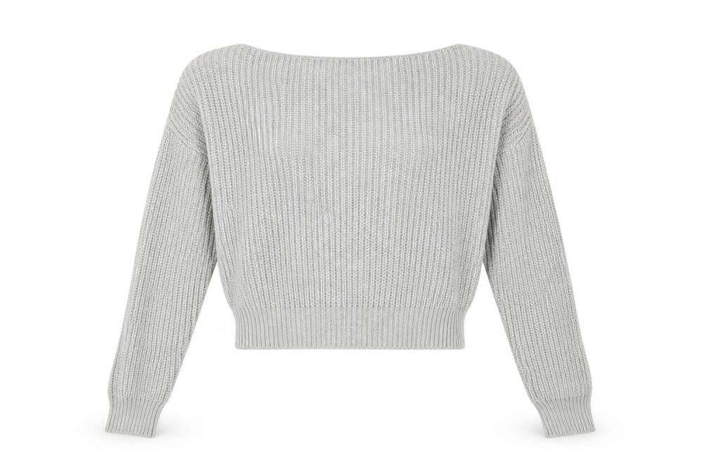 PRETTYLITTLETHING Womens Grey   Pullover Jumper Size 6