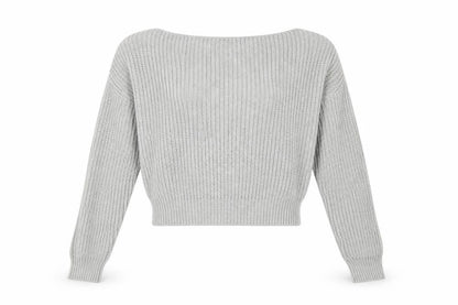 PRETTYLITTLETHING Womens Grey   Pullover Jumper Size 6