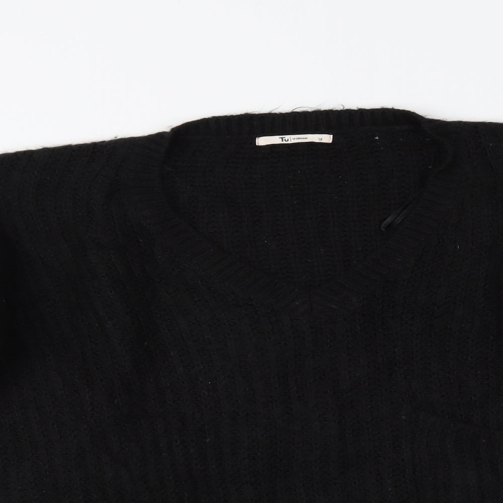 TU Womens Black   Pullover Jumper Size 12