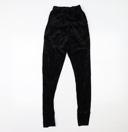 Prague Womens Black    Leggings Size M L25 in