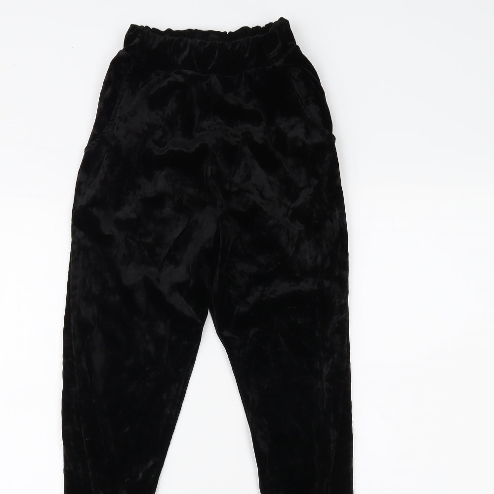 Prague Womens Black    Leggings Size M L25 in