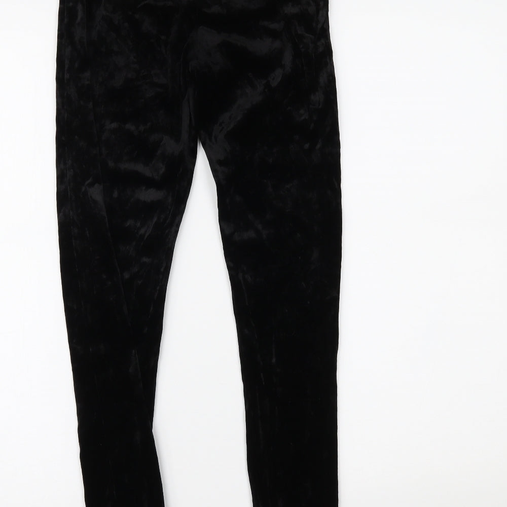 Prague Womens Black    Leggings Size M L25 in