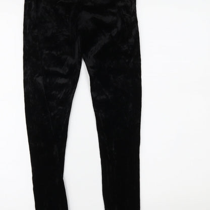 Prague Womens Black    Leggings Size M L25 in