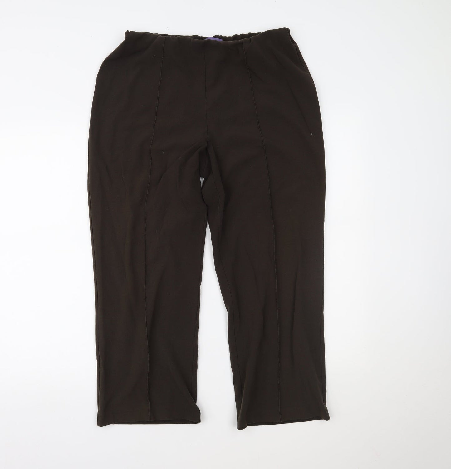Autonomy Womens Brown   Trousers  Size 14 L25 in
