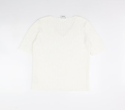 Womens UK Size 12 DELMOD Ivory Pullover Jumper