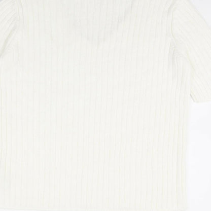 Womens UK Size 12 DELMOD Ivory Pullover Jumper