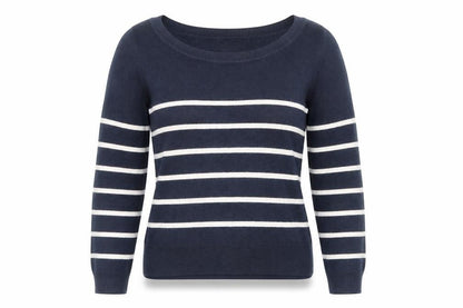 Womens UK Size XS Preworn Blue Pullover Jumper