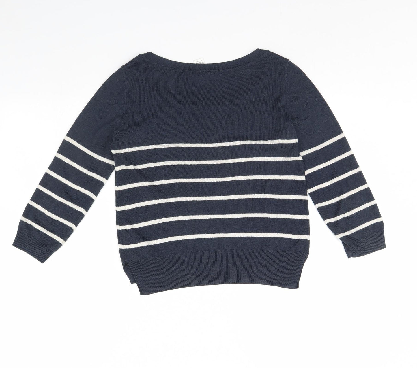 Womens UK Size XS Preworn Blue Pullover Jumper