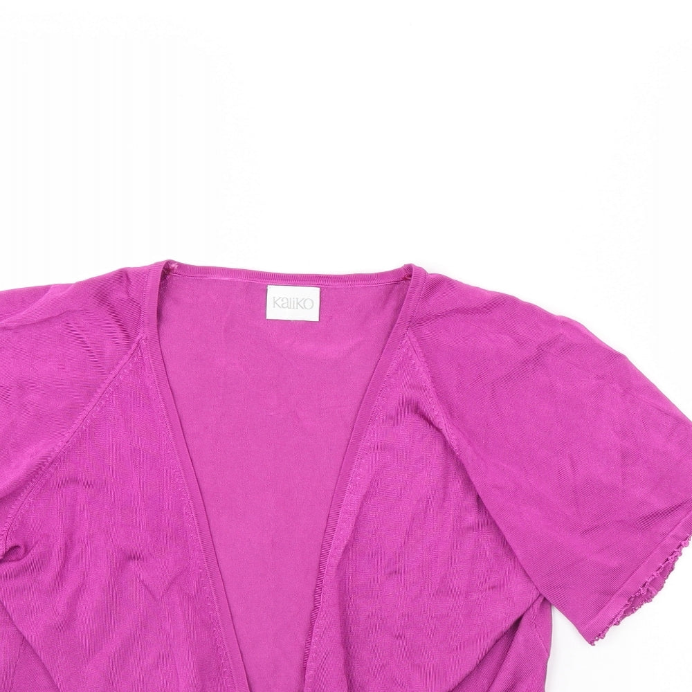 Womens UK Size 14 Kaliko Purple Jacket