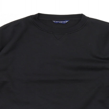 sports Womens Black   Pullover Jumper Size 14