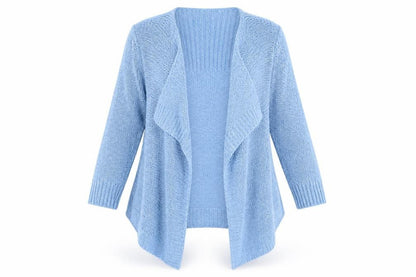 Bonmarché Womens Blue Cardigan Jumper Size L