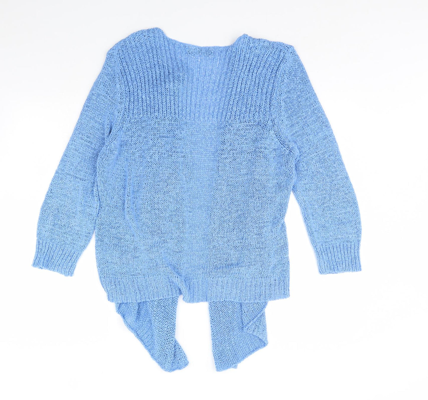 Womens UK Size L BM Blue Cardigan Jumper