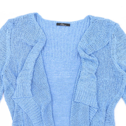 Womens UK Size L BM Blue Cardigan Jumper