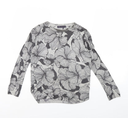 Womens UK Size S Atmosphere Grey Pullover Jumper