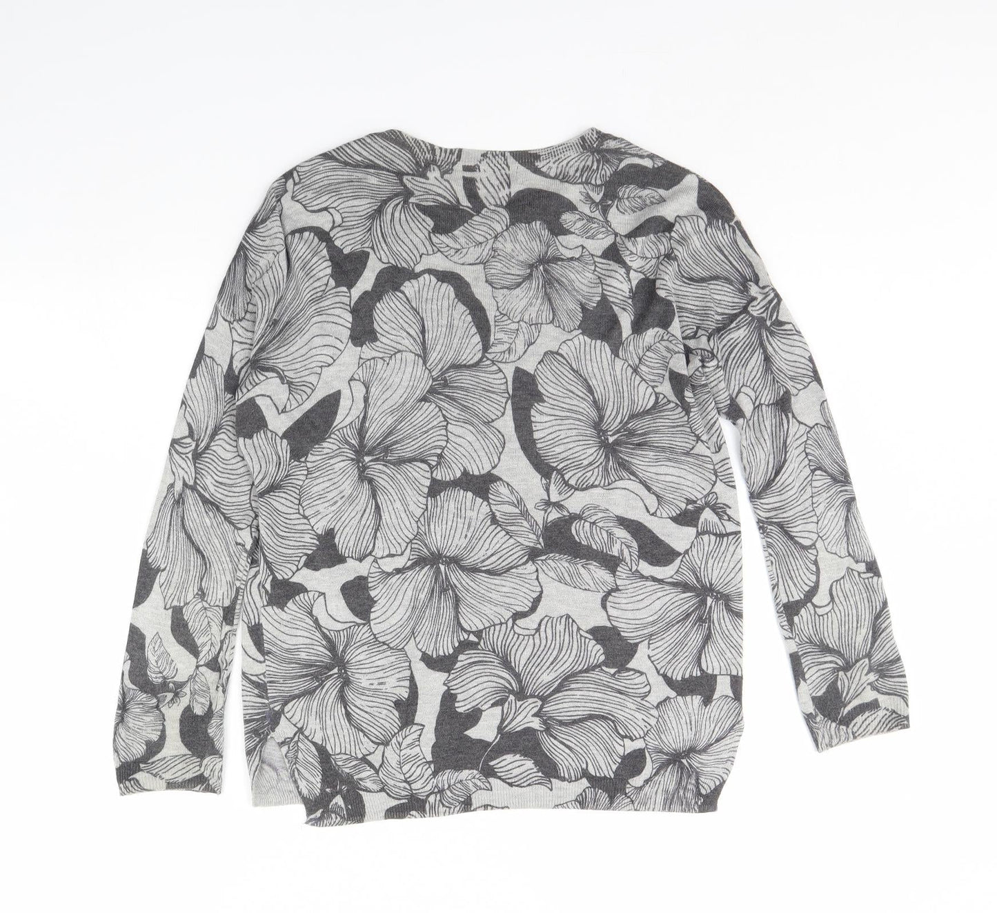 Womens UK Size S Atmosphere Grey Pullover Jumper