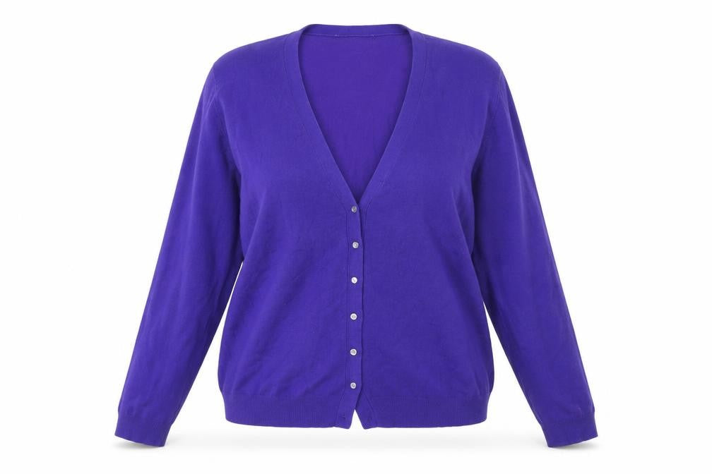 Womens UK Size 14 Preworn Blue Cape Jumper