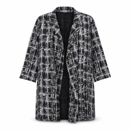 Blue Vanilla Womens Black Check  Jacket  Size M