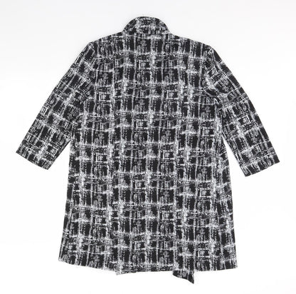 Blue Vanilla Womens Black Check  Jacket  Size M