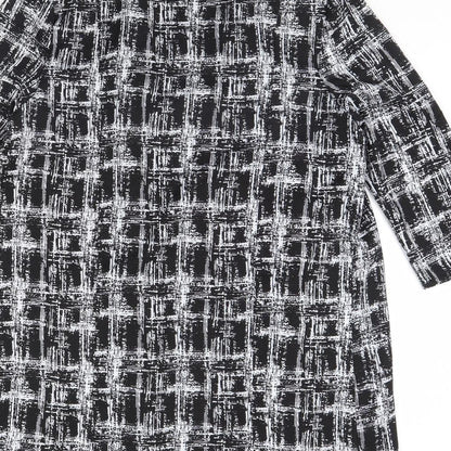 Blue Vanilla Womens Black Check  Jacket  Size M