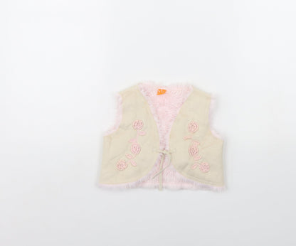 Mini Mode Girls Beige   Jacket  Size 9-12 Months
