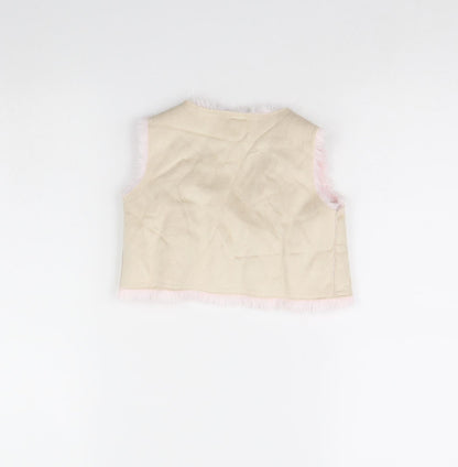 Mini Mode Girls Beige   Jacket  Size 9-12 Months