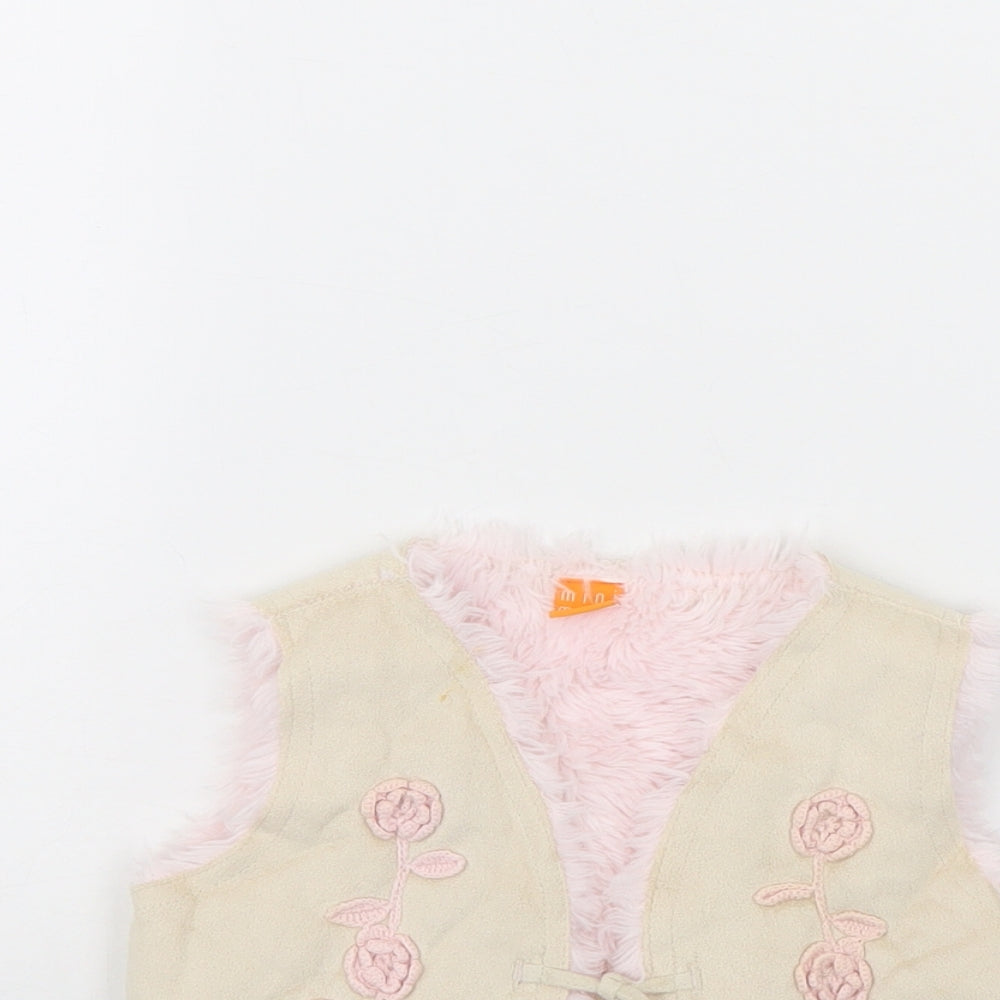 Mini Mode Girls Beige   Jacket  Size 9-12 Months