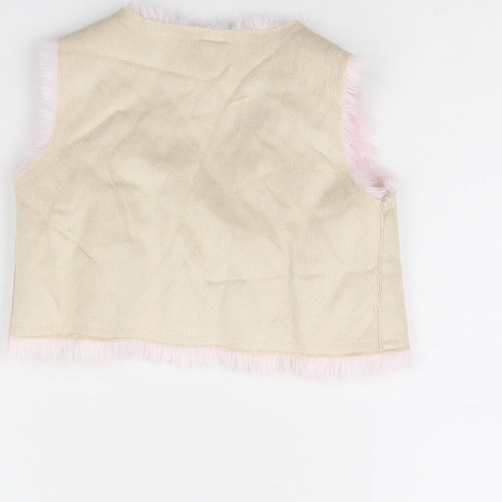 Mini Mode Girls Beige   Jacket  Size 9-12 Months