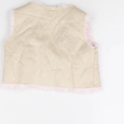Mini Mode Girls Beige   Jacket  Size 9-12 Months