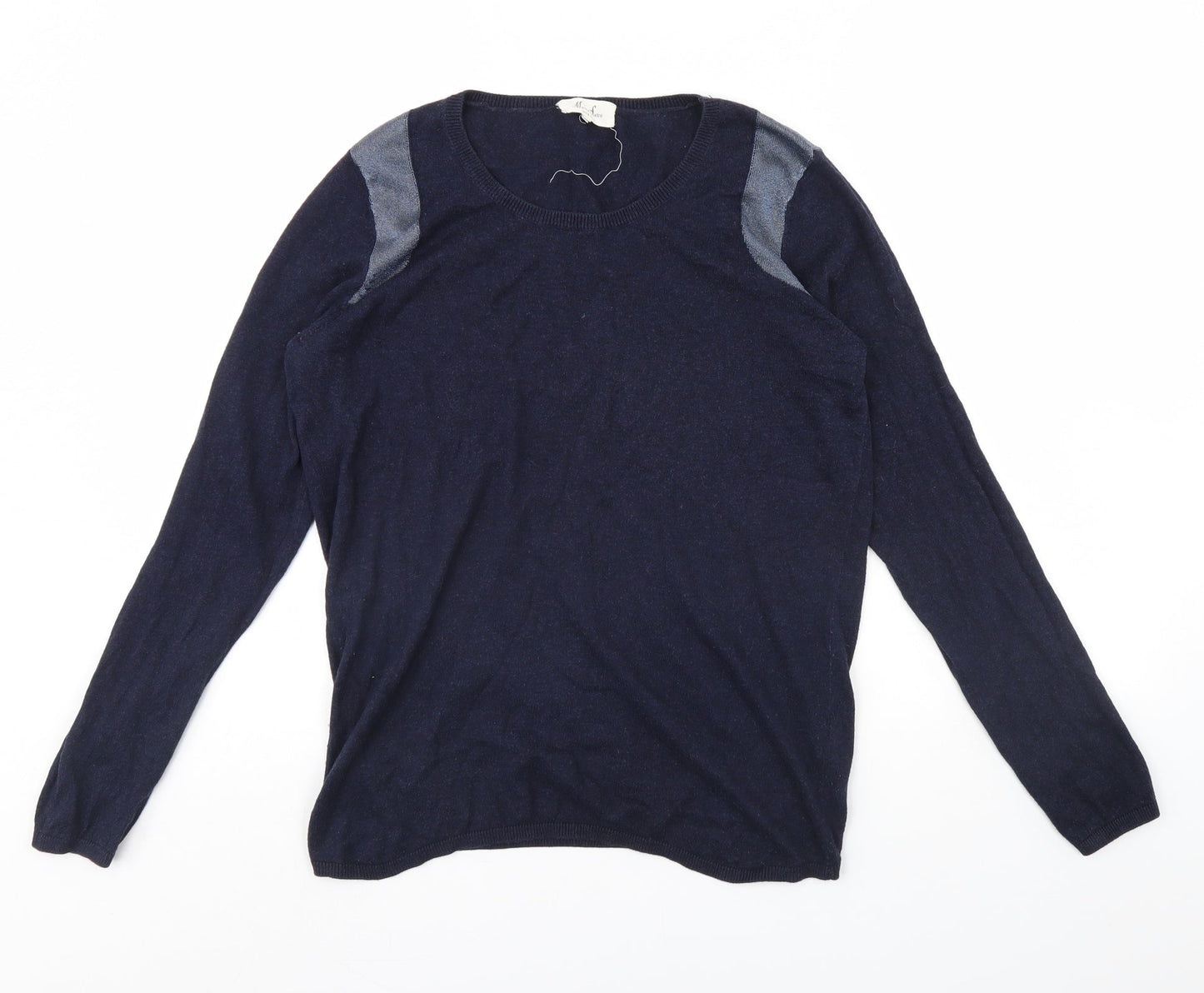 Womens UK Size XL Marie Sixtine Blue Pullover Jumper