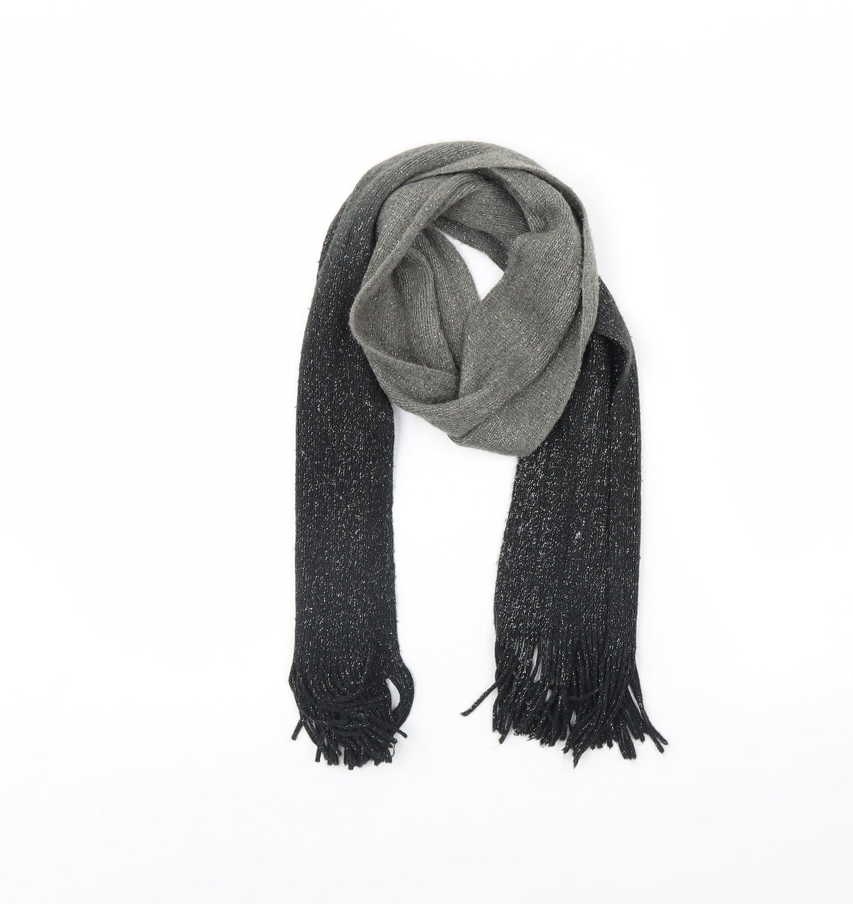 Preworn Womens Black    Scarf