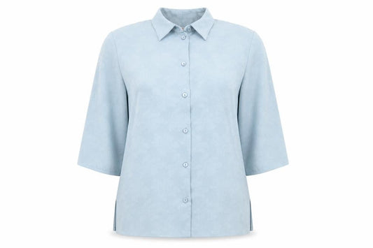 Bonmarché Womens Blue Basic Button-Up Size 12