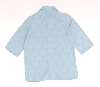 Bonmarché Womens Blue   Basic Button-Up Size 12