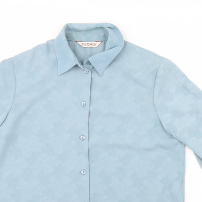 Bonmarché Womens Blue   Basic Button-Up Size 12