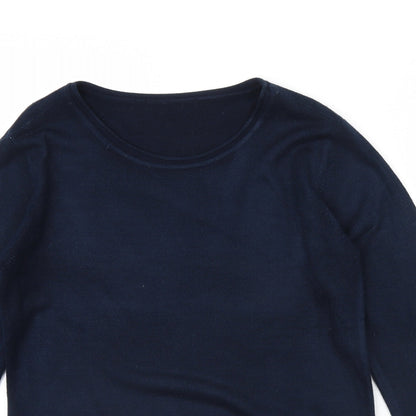 Womens UK Size 12 Atmosphere Blue Pullover Jumper