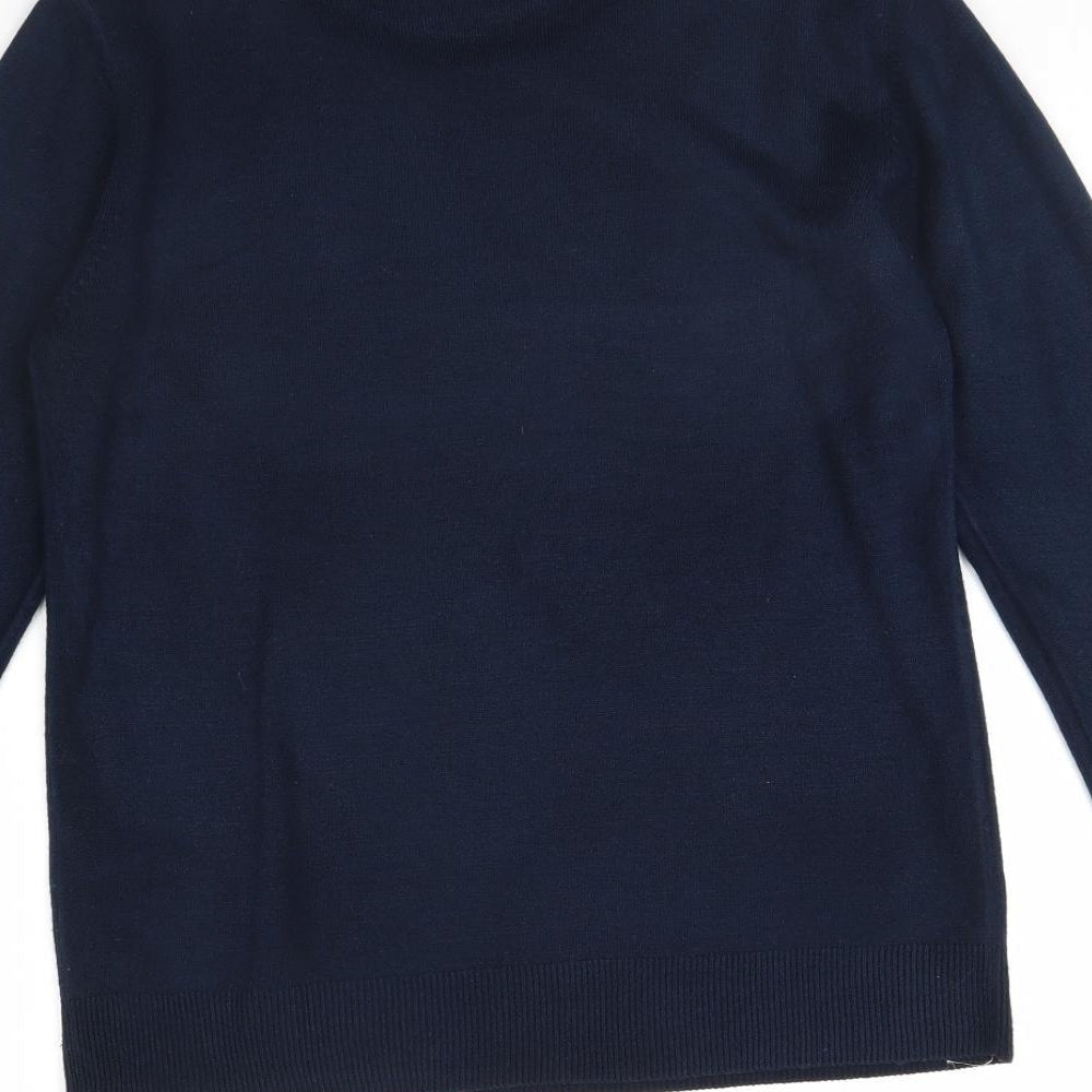 Womens UK Size 12 Atmosphere Blue Pullover Jumper
