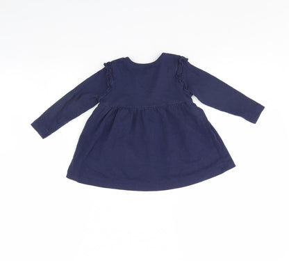 George Girls Blue   Basic Blouse Size 18-24 Months