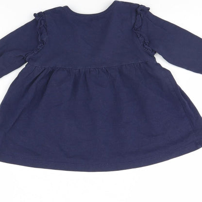 George Girls Blue   Basic Blouse Size 18-24 Months