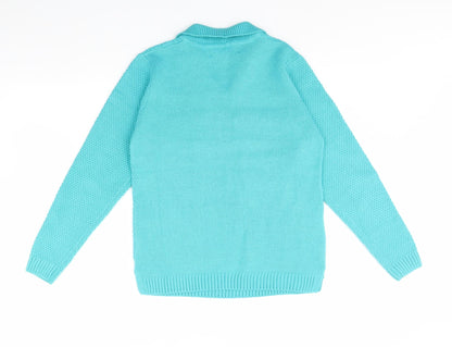 Isle Essentials  Womens Blue   Pullover Jumper Size M