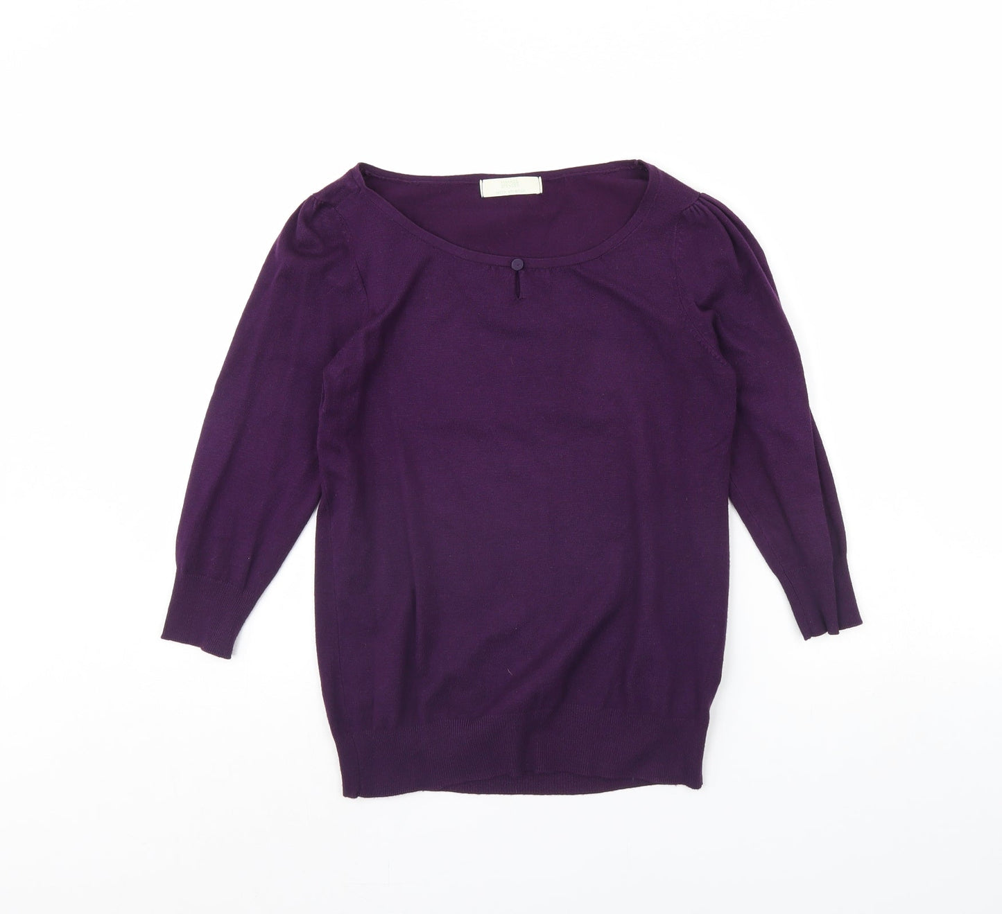 Womens UK Size 8 m&s Purple Pullover Jumper