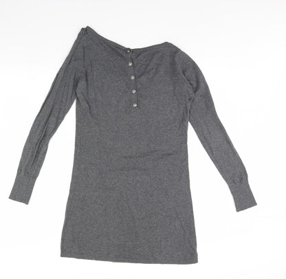 Oasis Womens Grey   Jumper Dress  Size S