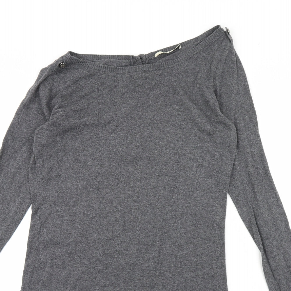 Oasis Womens Grey   Jumper Dress  Size S