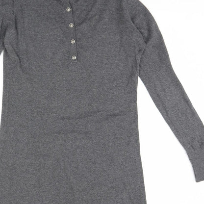 Oasis Womens Grey   Jumper Dress  Size S