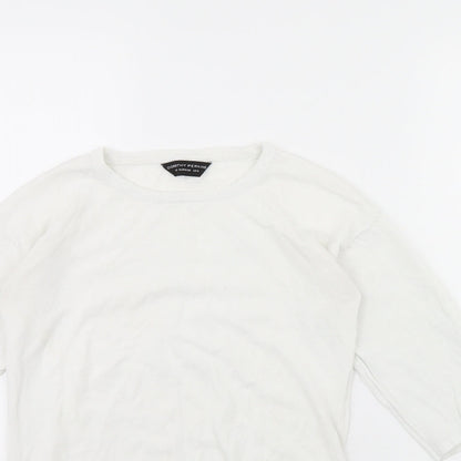 Dorothy Perkins Womens White   Pullover Jumper Size 8