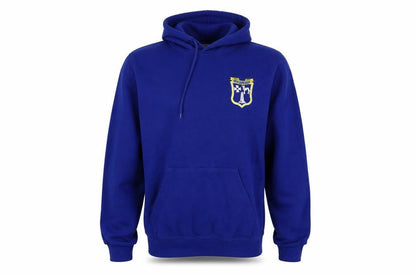 Blue Max Mens Blue   Pullover Hoodie Size S  - Meadowvale Logo Hoody