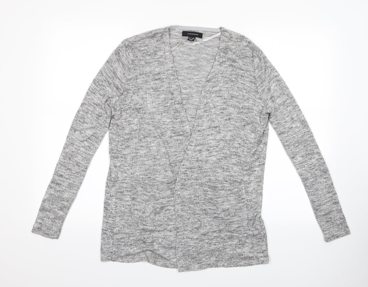 Womens UK Size 6 Atmosphere Grey Wrap Jumper