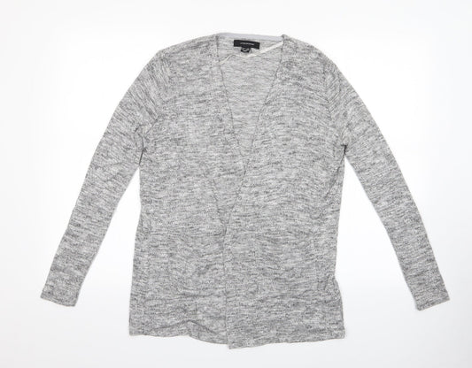 Womens UK Size 6 Atmosphere Grey Wrap Jumper